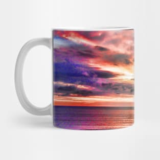 Colorful Sunset Over the Beach Mug